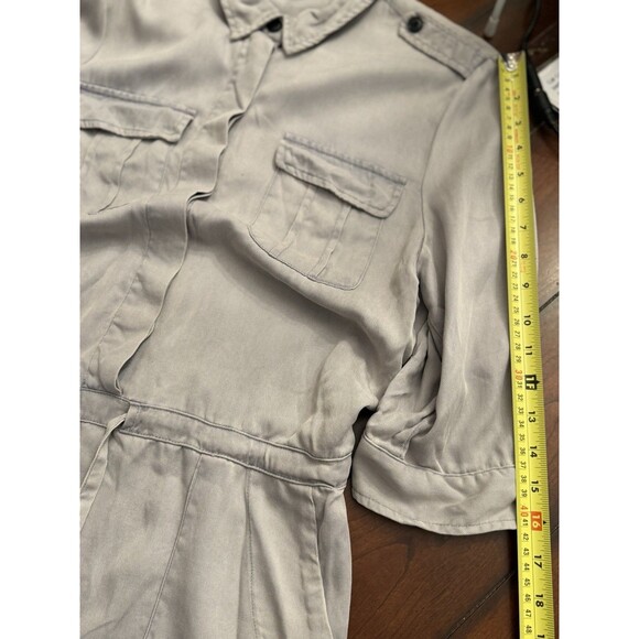 Fate Purple Grey Drawstring Waist Romper Women’s M - Picture 9 of 14